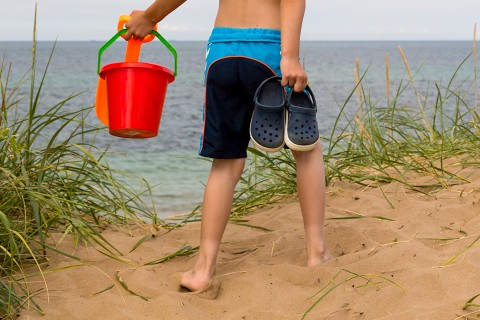 papucs, nyár, strand (Array)