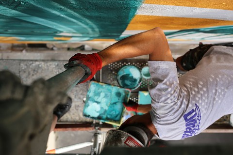 tűzfalfestés, canga lead (Array)