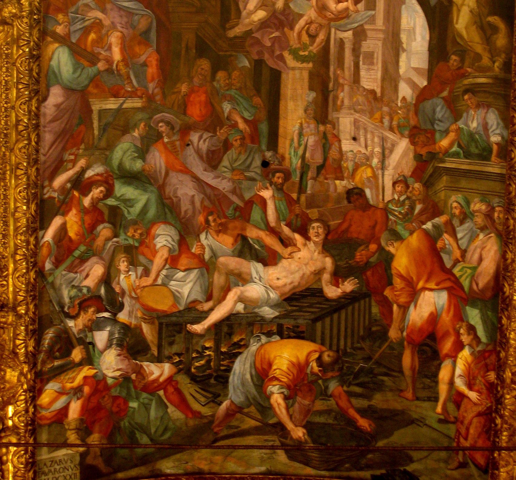 Szent Lőrinc vértanúsága (Array)