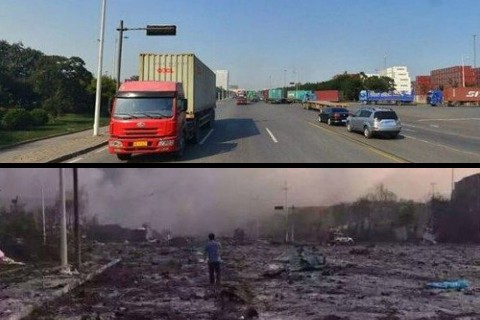 Tianjin előtte utána (Array)