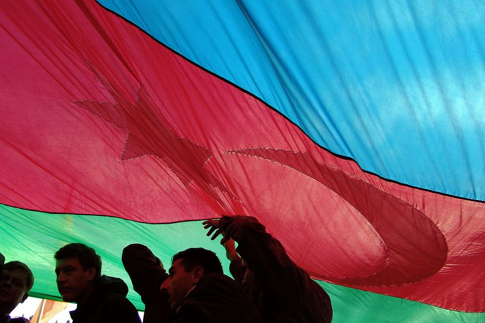 azerbajdzsán zászló (Array)
