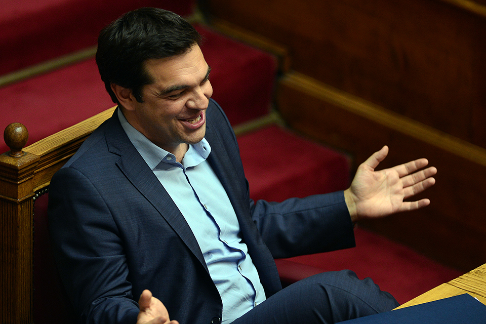 görög adósság, Alekszisz Ciprasz görög miniszterelnök (Array)