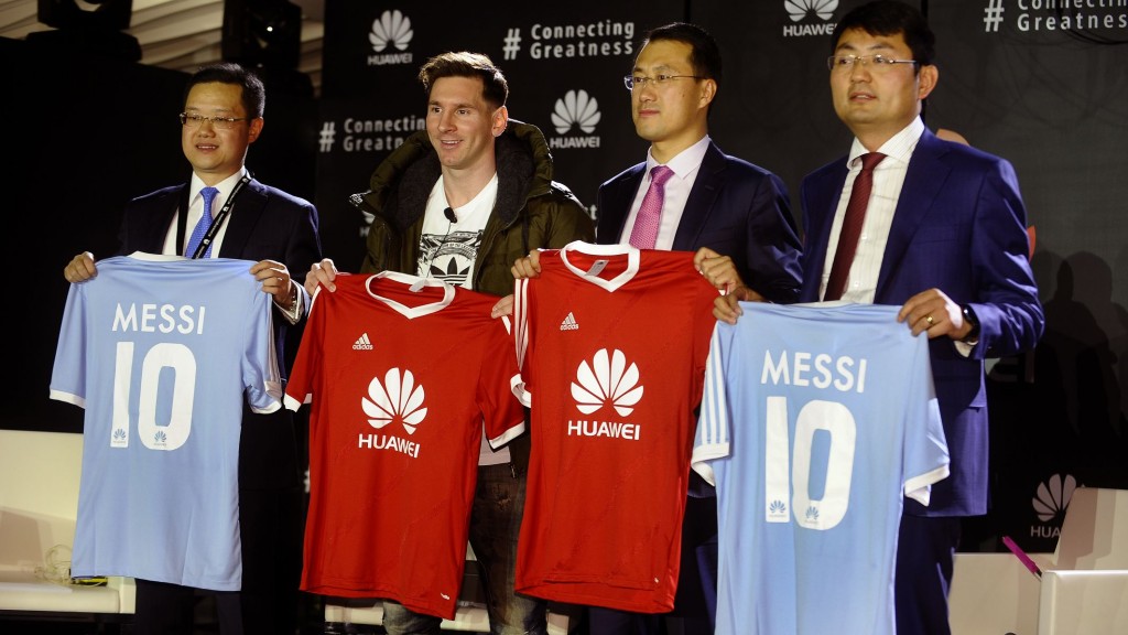 Messi lett a Huawei márkanagykövete