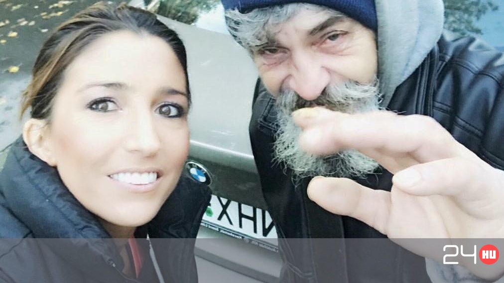 Rubint Réka boldog, hogy valóra válthatta egy hajléktalan férfi álmát ...