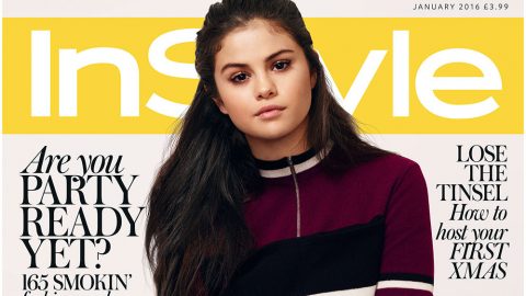Az InStyle UK 2016 januári borítója