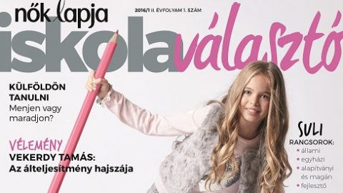 A Nők Lapja Iskolaválasztó borítója