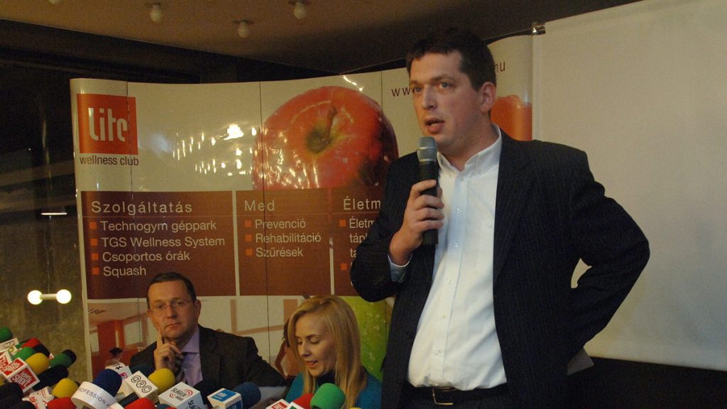 Pusztay András, a Magyar Televízió producere, a Médiaunió kuratóriumi elnökeként (MTI archív)