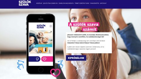 az új Szülők Szava honlap