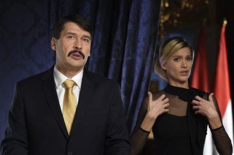 Áder János és Weisz Fanni MTI Fotó: Kovács Tamás