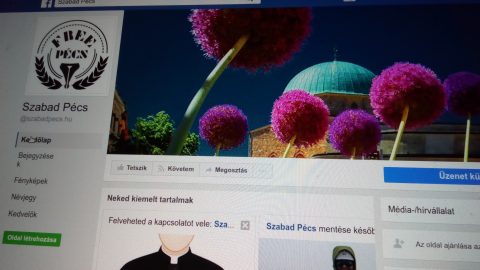 A Szabad Pécs Facebook-oldala