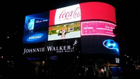 Piccadilly Circus , London. Fotó: Szalay Dániel
