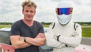 Gordon Ramsay a Top Gearben. Fotó: Viasat6