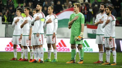 Nagy Ádám, Németh Krisztián, Stieber Zoltán, Kádár Tamás, Szabó János, Dibusz Dénes, Böde Dániel és Márkvárt Dávid