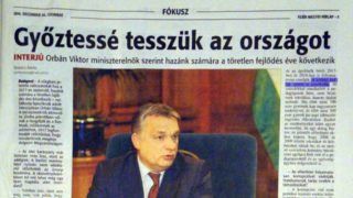 Megváltoztatott interjú Orbán Viktorral a Fejér Megyei Hírlapban