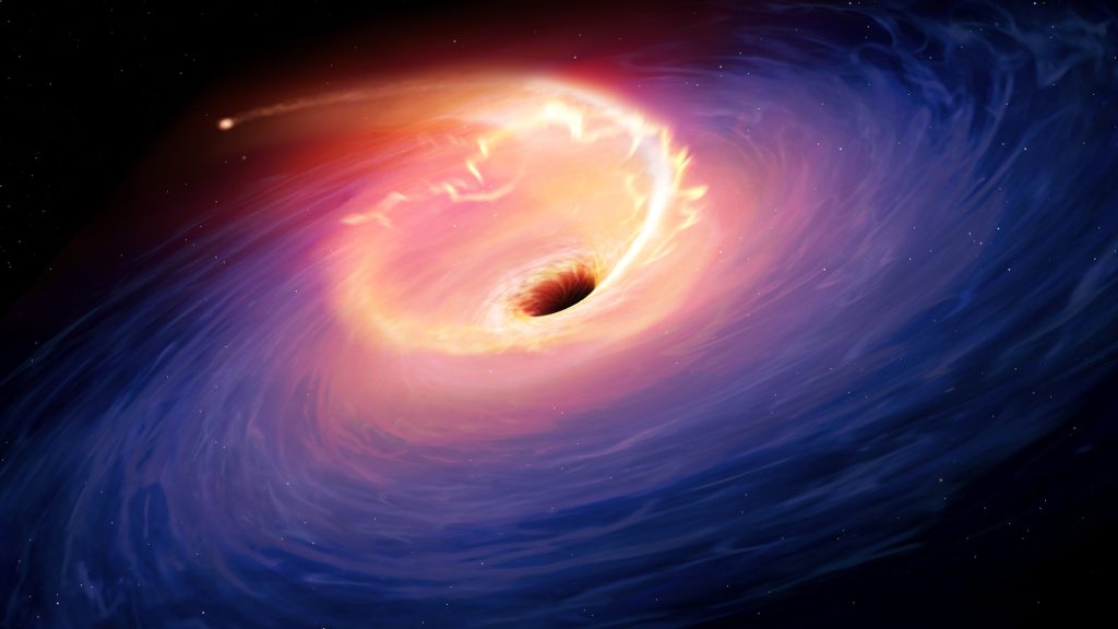 Videón, ahogy csillagokat tép szét egy fekete lyuk