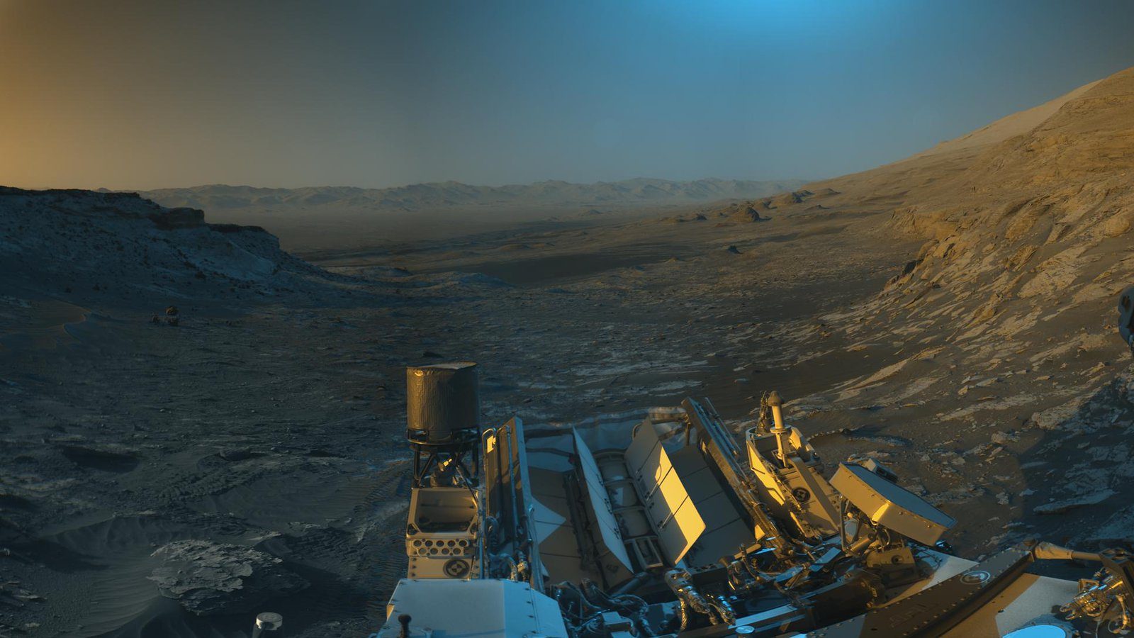Westernbe illő fotó érkezett a Marsról