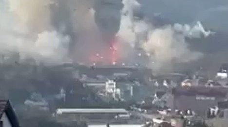 Többen eltűntek egy robbanásban Belgrád mellett