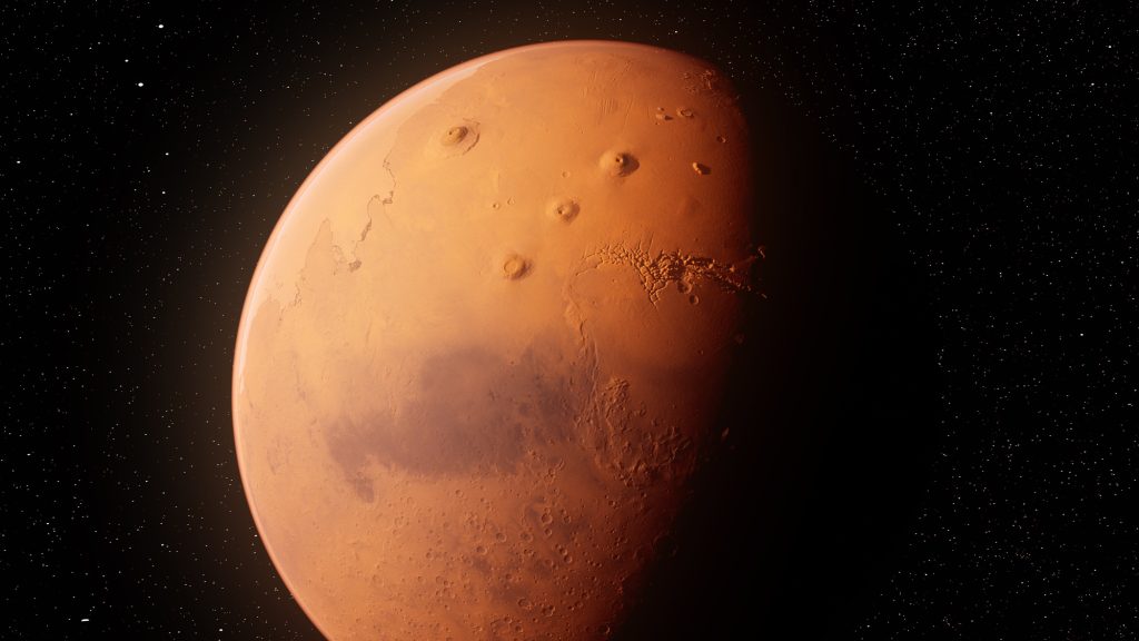 Videón a Mars körül keringő kínai űrszonda