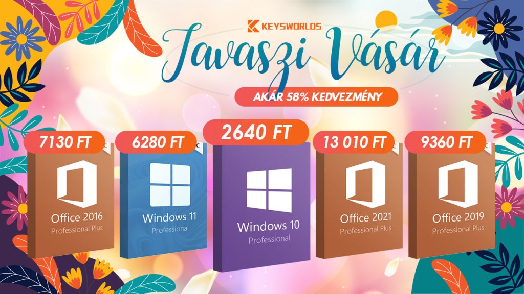 Ezek a Windows 10 és 11 közötti legnagyobb különbségek! ? Windows már 2600 forinttól a tavaszi vásáron (x)