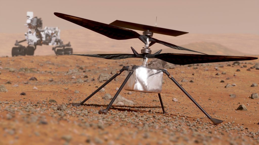 Videón a NASA Mars-helikopterének repülése