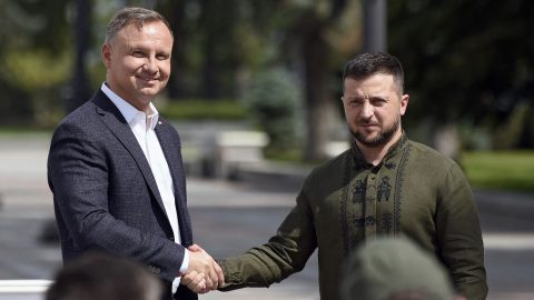 Andrzej Duda és Volodimir Zelenszkij