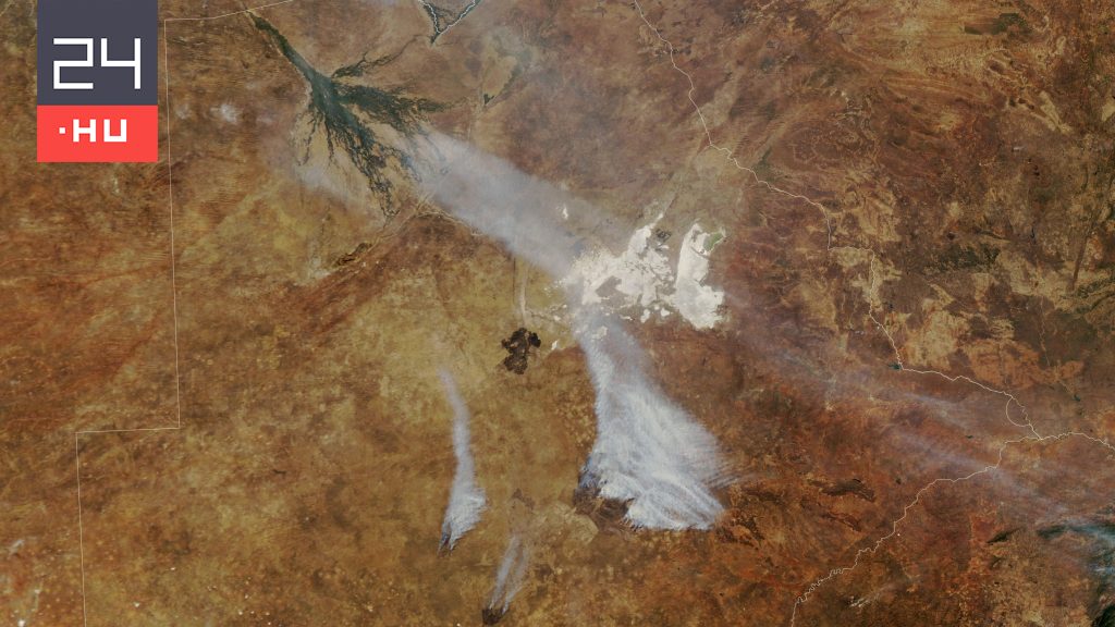 Az űrből örökítették meg a lángoló Botswanát