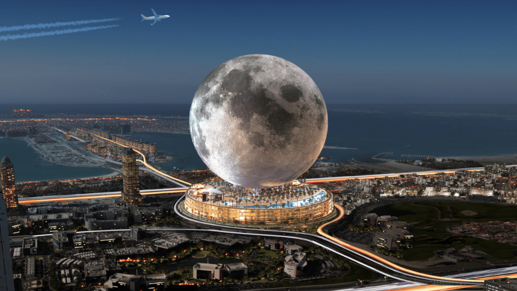 Holdszerű hotelt építenek Dubajban