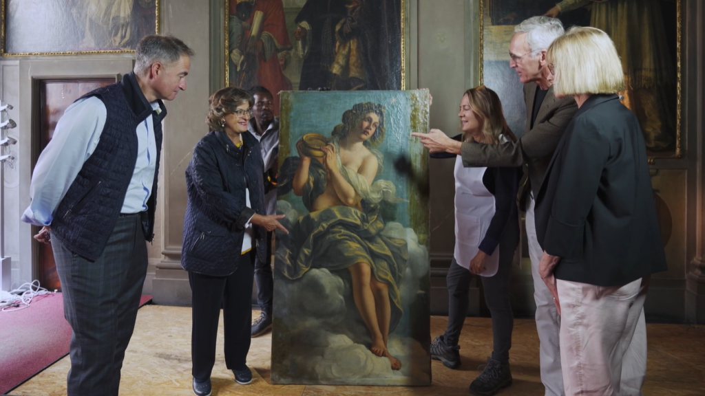 Levetkőztetik Artemisia Gentileschi híres aktfestményének cenzúrázott nőalakját