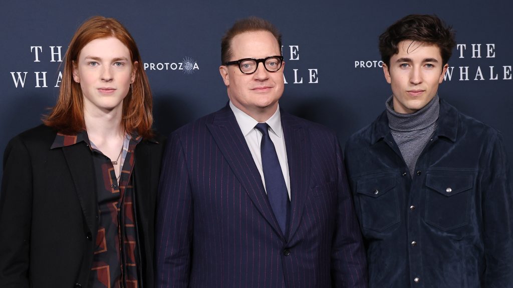 Brendan Fraser kamaszfiai a legjobb géneket örökölték