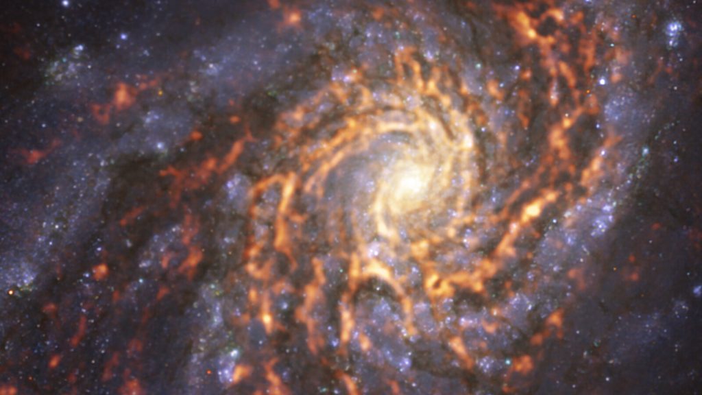 Szemkápráztató galaxist örökítettek meg