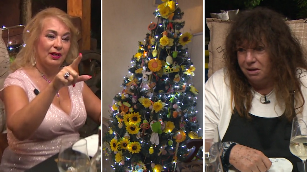 Hal a tortán: Kiszel Tünde kiszúrta, hogy Zalatnay Saroltánál egész évben feldíszítve áll a karácsonyfa