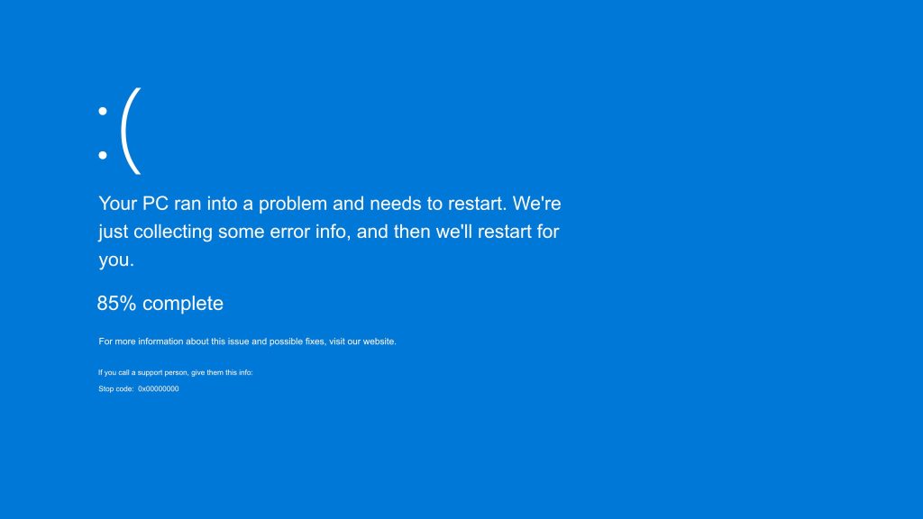 Ne frissítsen, kékhalált hozhat az új Windows update!