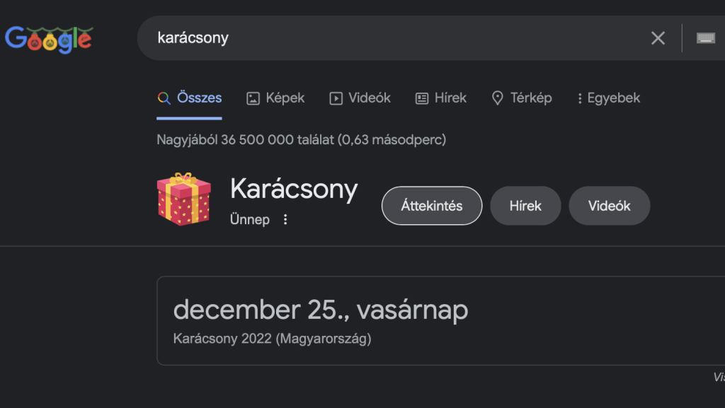 Így tudja előcsalogatni a Google karácsonyi ajándékát