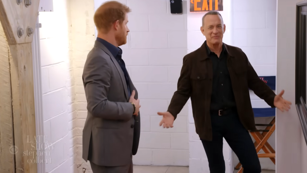 Harry herceg Tom Hanksszel viccelődött a királyi hagyományokon