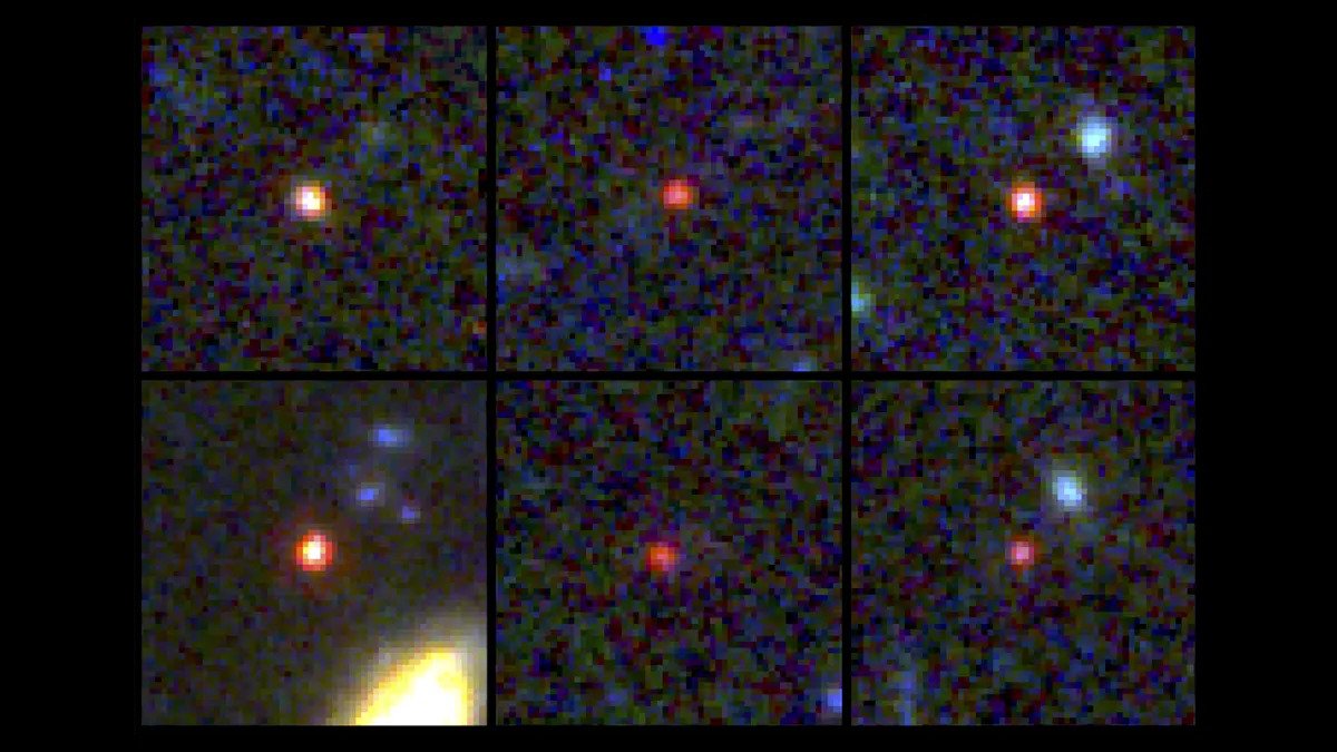A hat galaxisról készült fotó.