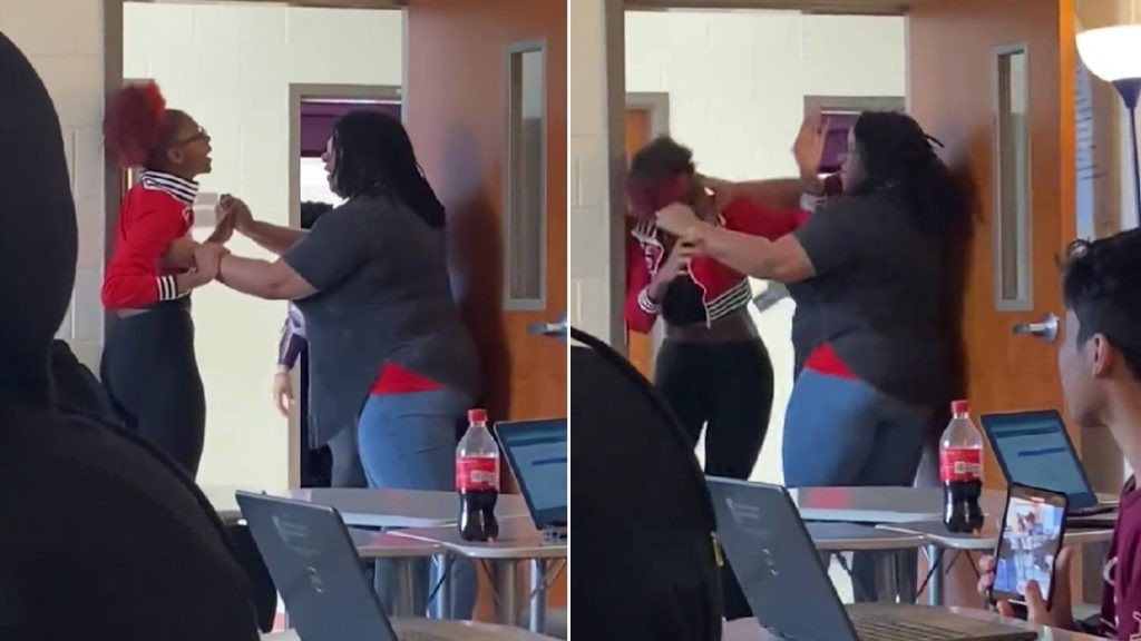 Videón, ahogy tanárnőre támad a diák – a pedagógus lábtöréssel került kórházba