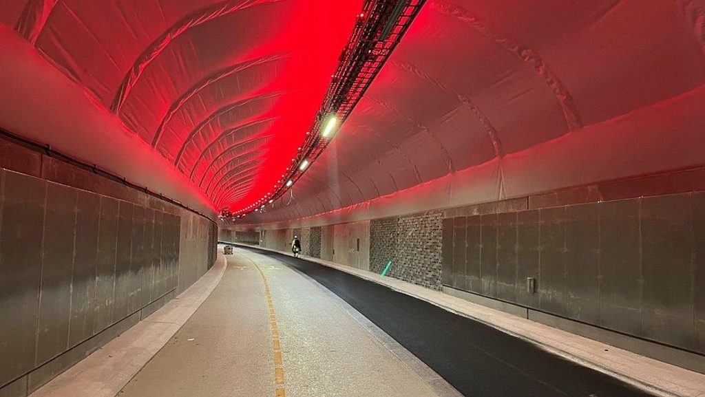Ez lesz a világ leghosszabb kerékpáros alagútja