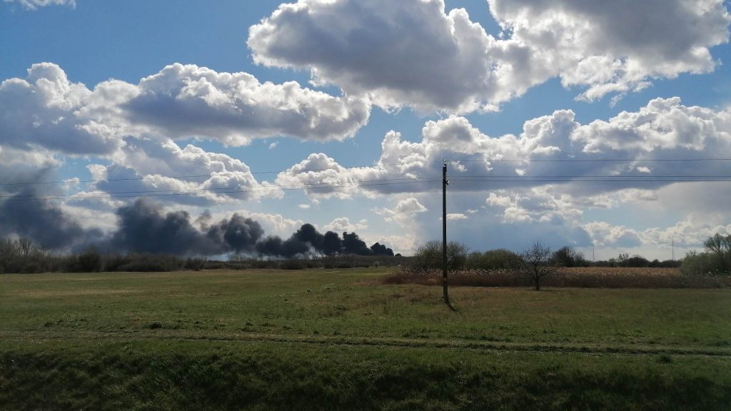 Tűz ütött ki egy gyáli hulladék-feldolgozó telepen