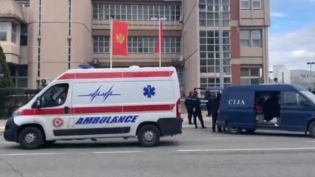 Pokolgép robbant a podgoricai alapfokú bíróság épületében