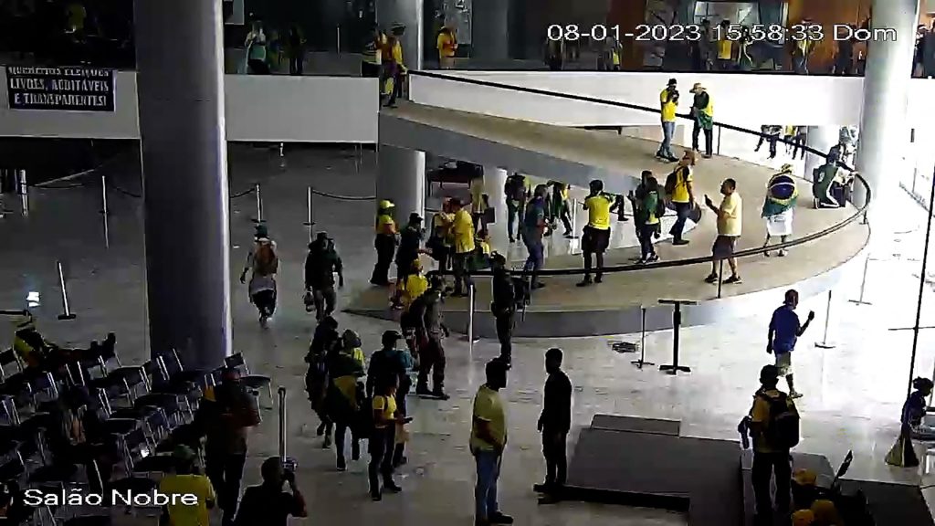 Footage proves he let hooligans into the presidential palace: Brazil’s president’s security chief forced to resign