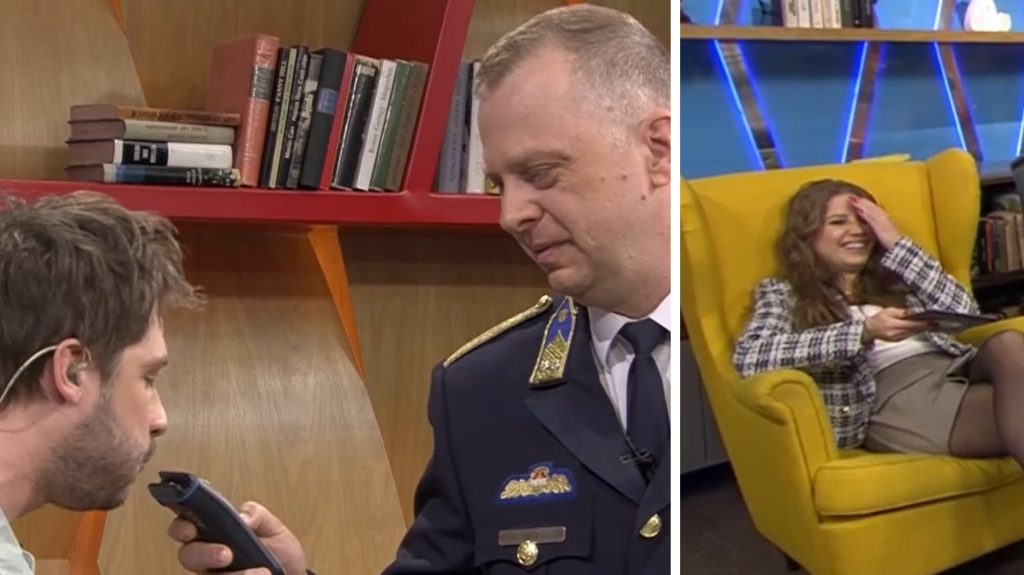 Miller Dávid konyakmeggyel tesztelte az alkoholszondát a Reggeliben