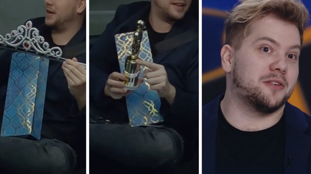 Hal a tortán: Műanyagkoronával és „Kétszínű Oscar-díjjal” készült Paprika Dorinának Visváder Tamás