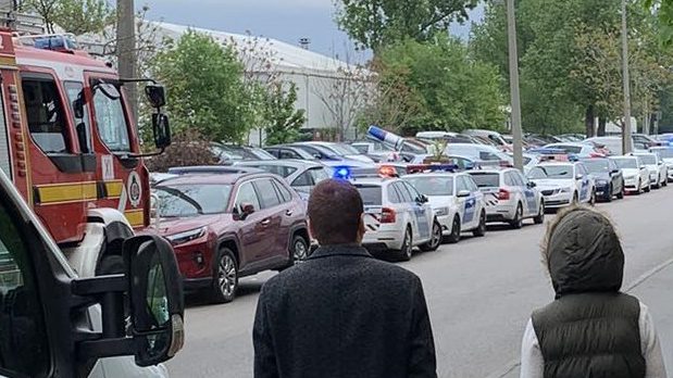 A rendőrség speciális alakulata is kivonult egy XI. kerületi társasházhoz