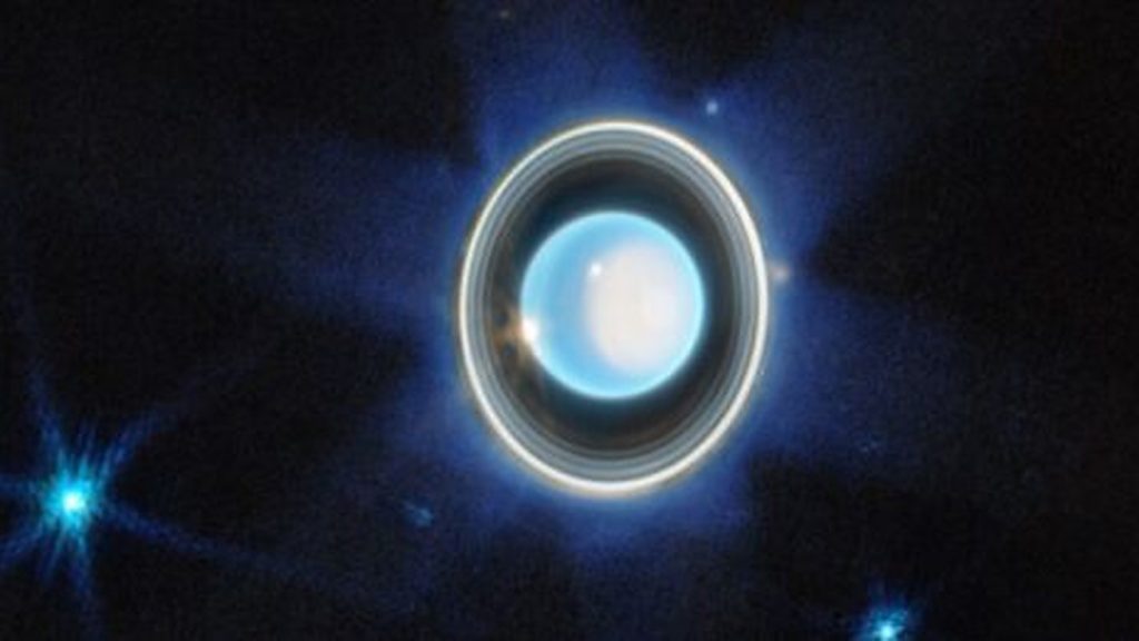 An amazing picture of Uranus has been captured