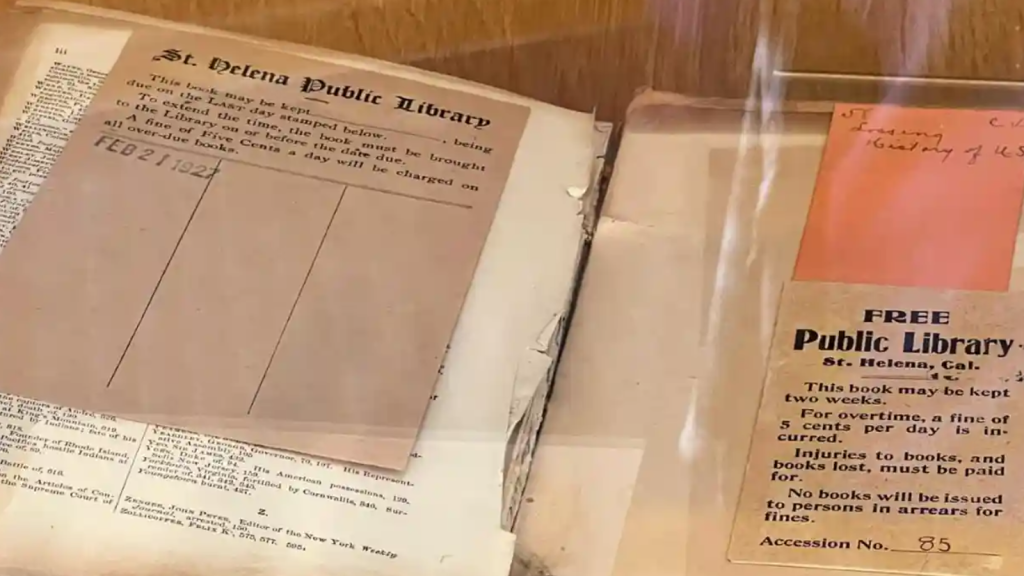 A book has been returned to a California library after nearly a hundred years