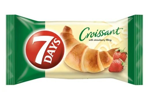 Mogyorótöltelék lehet az eper helyett a 7 Days Croissant-ban