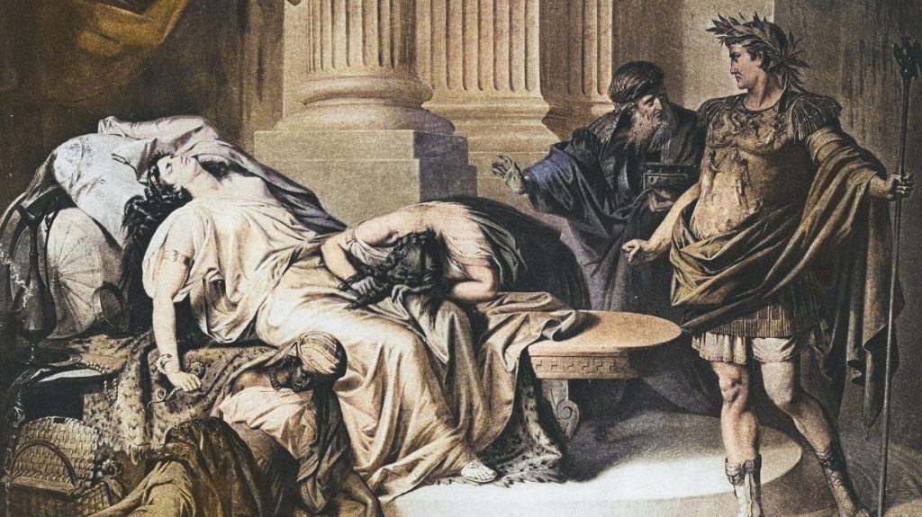 Így halt meg Kleopátra