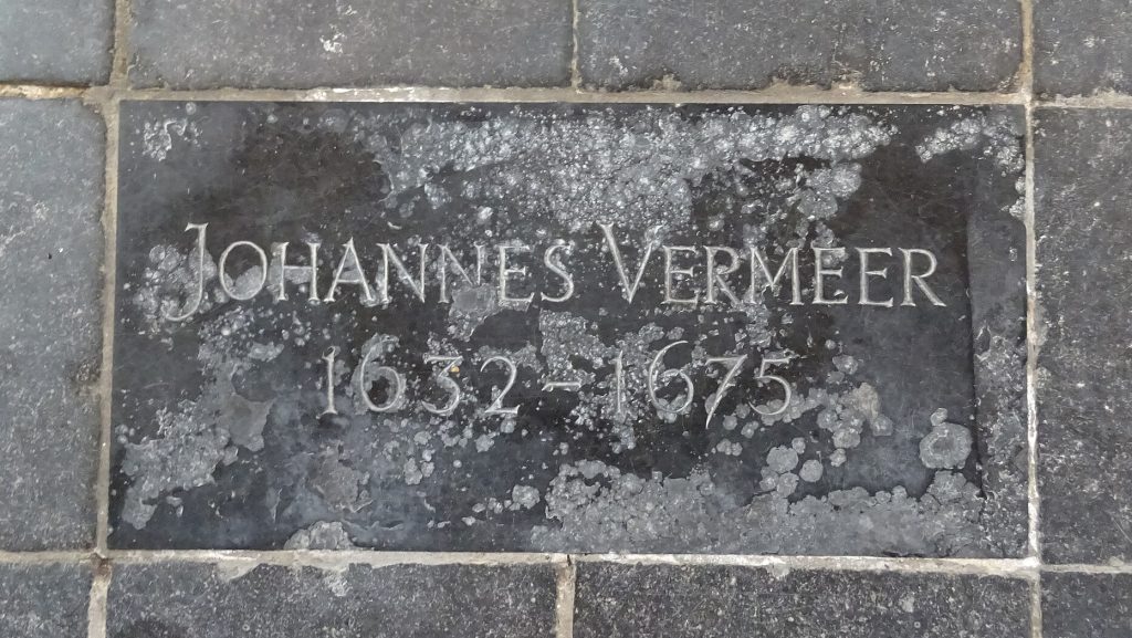 Vermeer síremlékénél szomorúbbat egyetlen templomban sem találhatunk