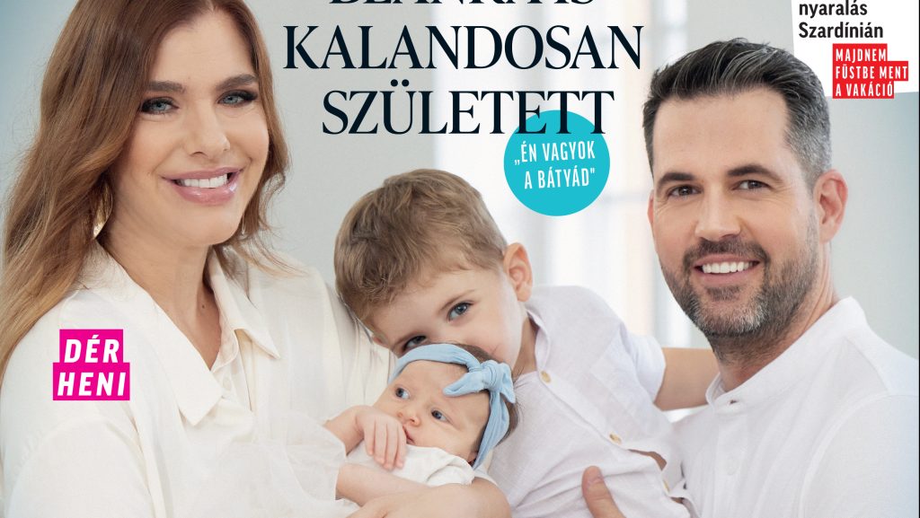Dér Heni címlapon mutatta meg kislánya, Blanka arcát