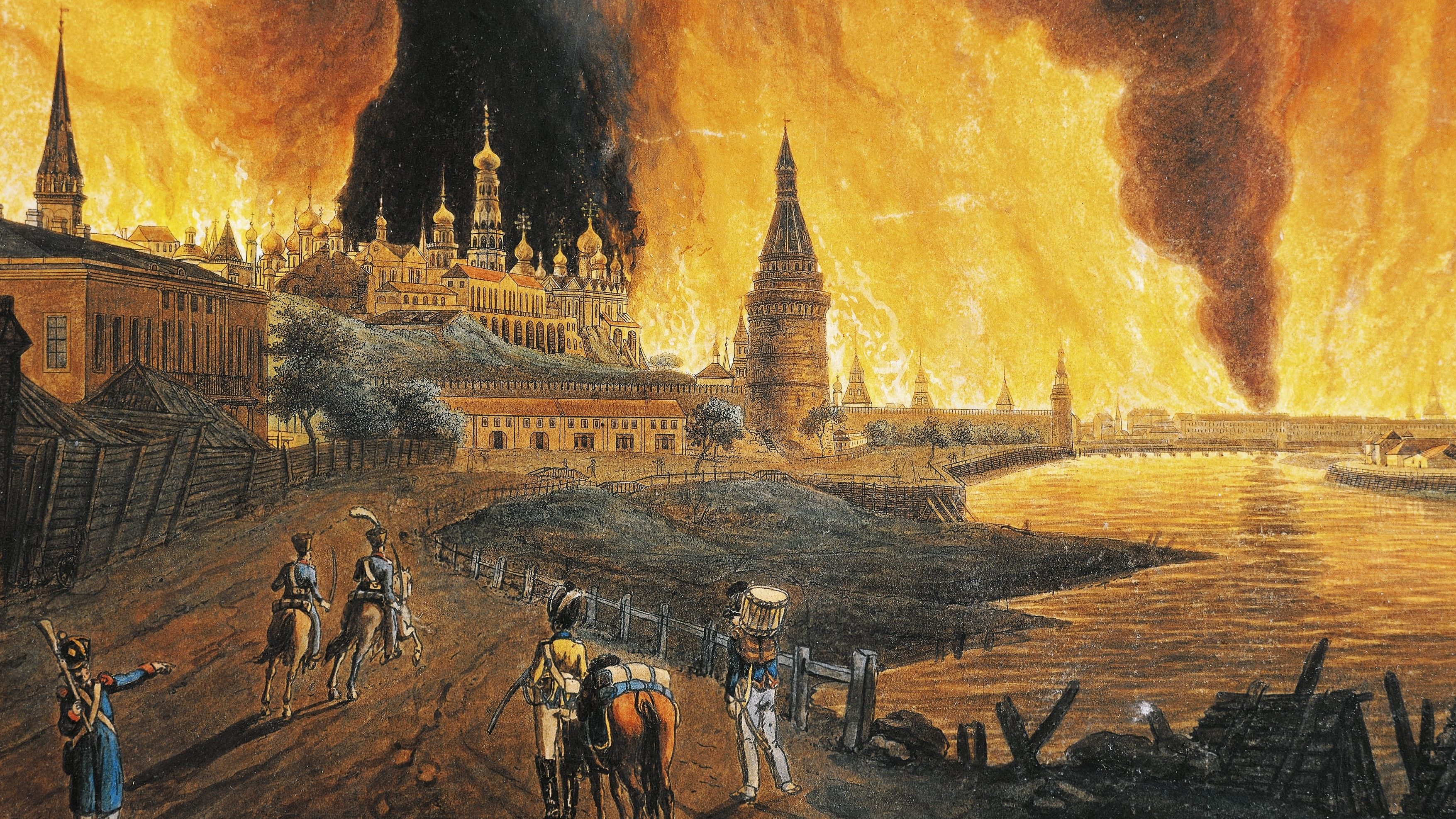 Szinte egész Moszkva lángolt 1812-ben | 24.hu